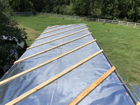 moisture barrier under metal roof